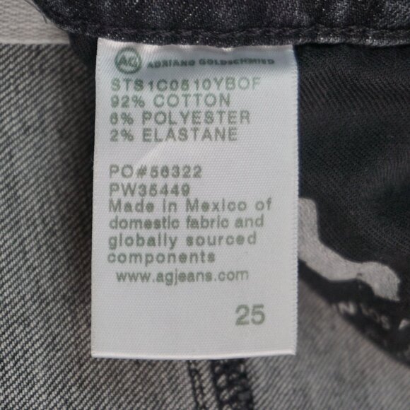 New AG Kinsley AG-ED High Rise Pop Crop Jeans in 10 Years Bonfire size 25 - Picture 15 of 16